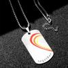 Rainbow Love Tag Jewelry New Stainless Steel Couple Love Pendant Necklace Jewelry
