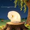 Silicone Panda Night Light: Baby Bedroom Lamp, Eye-Friendly & Rechargeable for Night Feeding