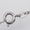 Used X301 Sapphire? Blue Spinel? THL STERLING 925 Engraved Pendant Necklace Diamond Style Glass Design Silver