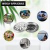 Mosquito Coil Brackets, External Mosquito Spiral Door, Stainless Steel Mosquito Spiral Box, Used for Home, Garden, Camping