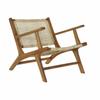 DKD Home Decor-Armchair DKD Home Decor MB-182316 Natural Teak Light Brown Rattan (69x78x68cm)
