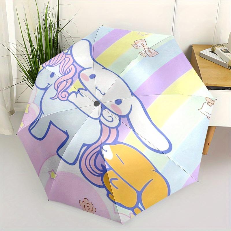 

Unicorn,Cinnamoroll Automatic Umbrella-Foldable, Durable 8-Bone Design, Compact and Stylish, Great for Camping, Halloween, Christmas, Mother