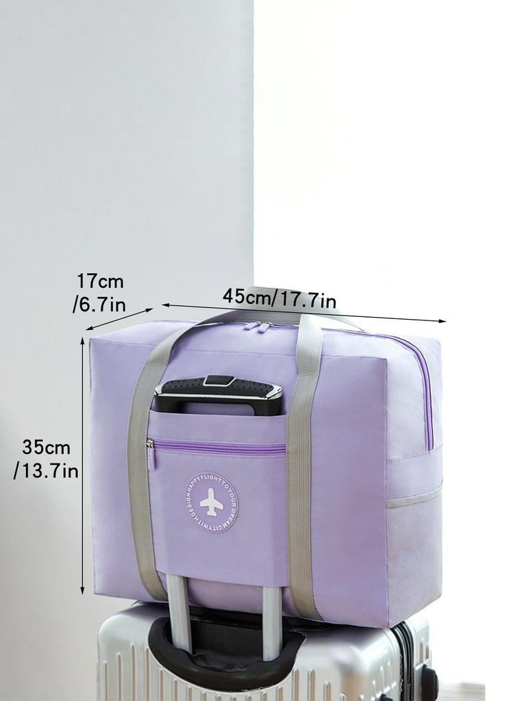 Large Capacity Foldable Travel Bag Portable Handheld Luggage for Short Distance Simple Waiting for Delivery Storage Bag