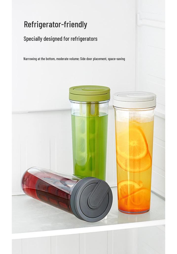 Youcui Portable Large Capacity Cold Water and Coffee Cup with Tea Separation