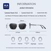 HLA Men's Polarized Square Frame Sunglasses