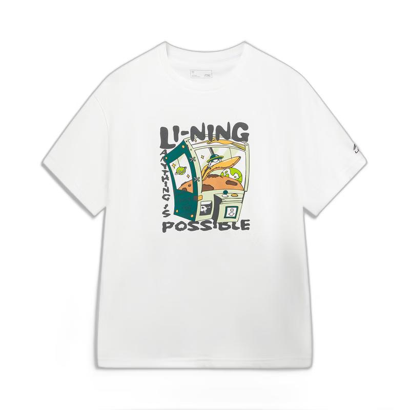 Li-Ning Youth Quick-Dry Loose Fit Short Sleeve T-Shirt S