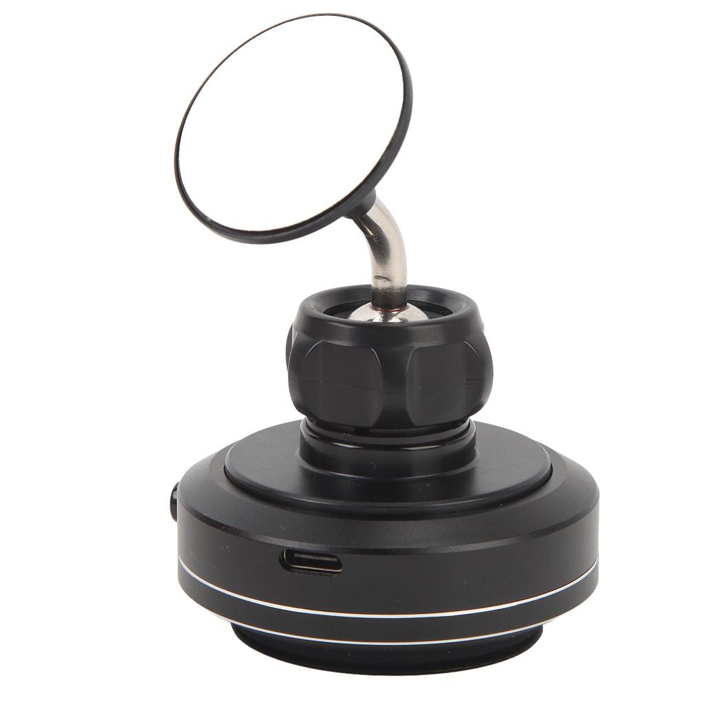 Magnetic Wireless Car Charger Automatic Induction 360 Degrees  Rotation 90mAh Black USB Universal Car Magnetic Phone