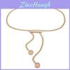 Metal Waist Chain For Women With Pearl Buckle Fashion Body Jewelry For Summer Events