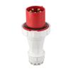 Industrial Socket CEE Aviation Connector IP67 Waterproof 5PIN 63A 220‑415V Red for Outdoor