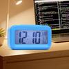 LCD Display Digital Alarm Clock Indoor Temperature Display 1 Alarm Setting 12/24Hour Format Snoozes Function Nightlight