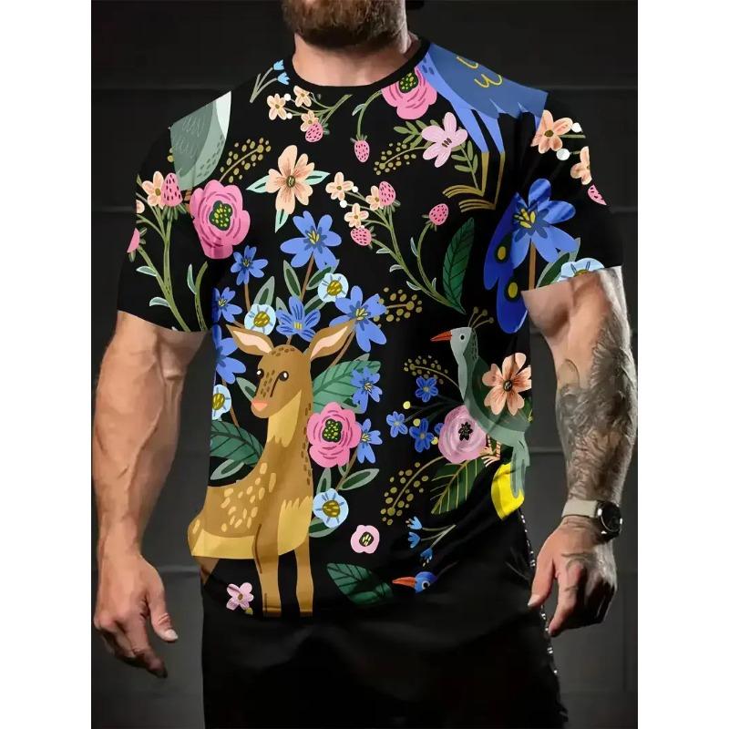 Men s Spring and Summer Casual T-Shirts S