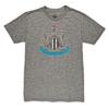 Newcastle United Σήμα Χρώματος Vintage Premium Triblend T-Shirt Γκρι 1863FC