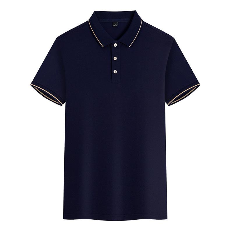 Short Sleeved Polo Shirt Men's Business T-shirt Couple Casual Men's Short Sleeved T-shirt