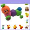 Adorável Brinquedo Infantil de Plástico Saltitante Mecânico Sapo Pintinho Pequeno Animal Para Brincar