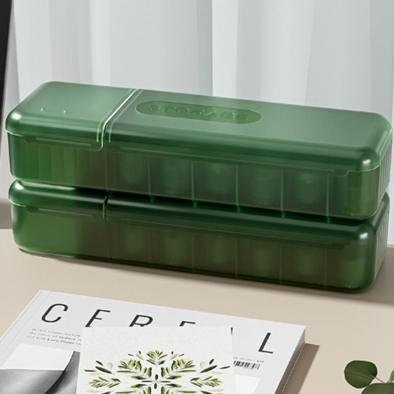 Transparenter Datenkabel-Organizer-Fall, Klassifizierung, staubdichter Karten-Organizer mit Deckel, Sammelbox für Unordnung, für Büro und Zuhause