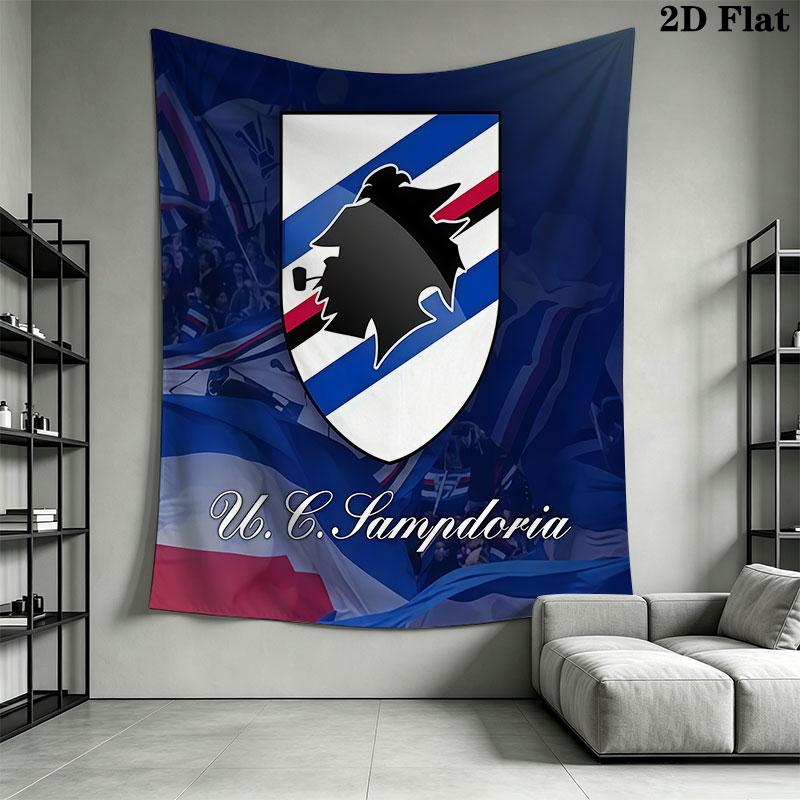 U.C. Sampdoria Wall Hanging Printed Fabric Blanket Decorative Tapestries for Bedroom Living Room Home Decor