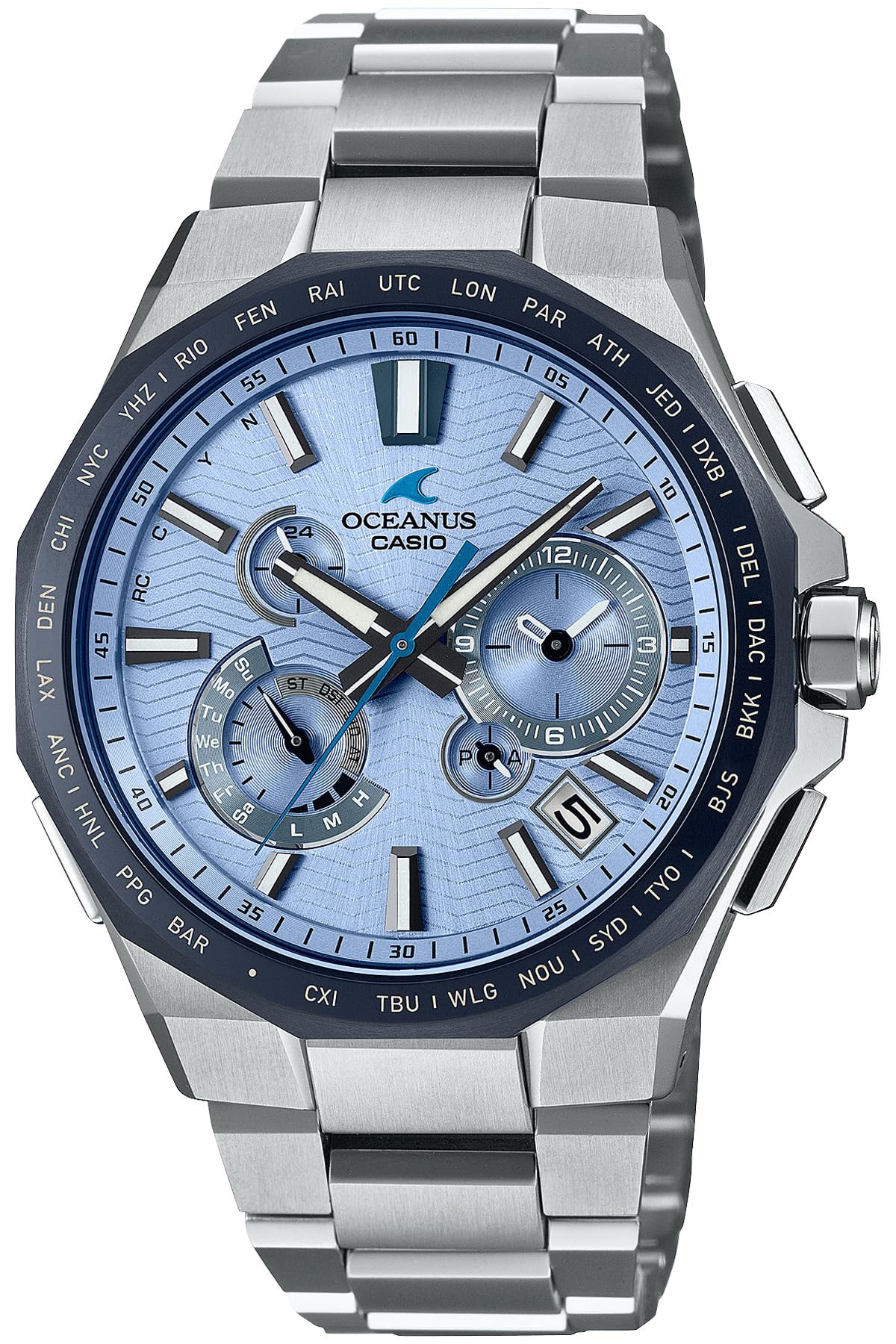 

Дивитися OCEANUS у моделі OCEANUS 20th Anniversary CLASSIC LINE Обмежено одиницями по всьому світу Оснащено Bluetooth сонячною батареєю Сапфірове скло Срібло [Casio]