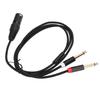 Dual 6,35 mm TS Stecker auf XLR 3-polig Stecker Kabel Dual 14 Zoll Mono auf XLR Y-Splitterkabel für