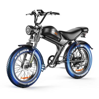 EMOKO C93 Adult Single Drive E-Bike 1000W High-Power Motor 48V20Ah Battery 20*4 Inch Fat Tires – Perfect for Off-Road Adventures & Urban Commuting
