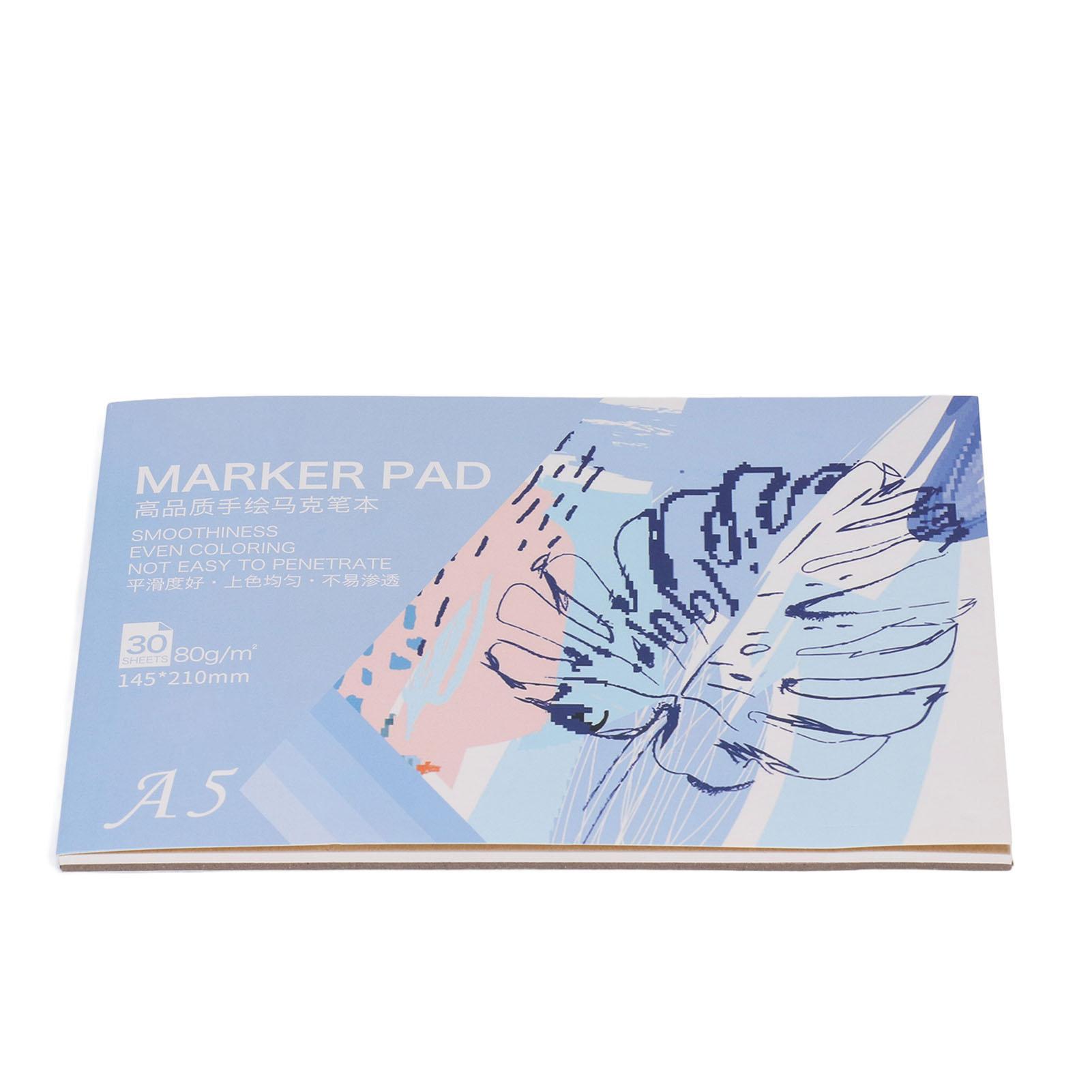 

Альбом для рисования маркером, 30 листов бумаги, художественная бумага, 80 г/м2, принадлежности для рисования и рисования A5