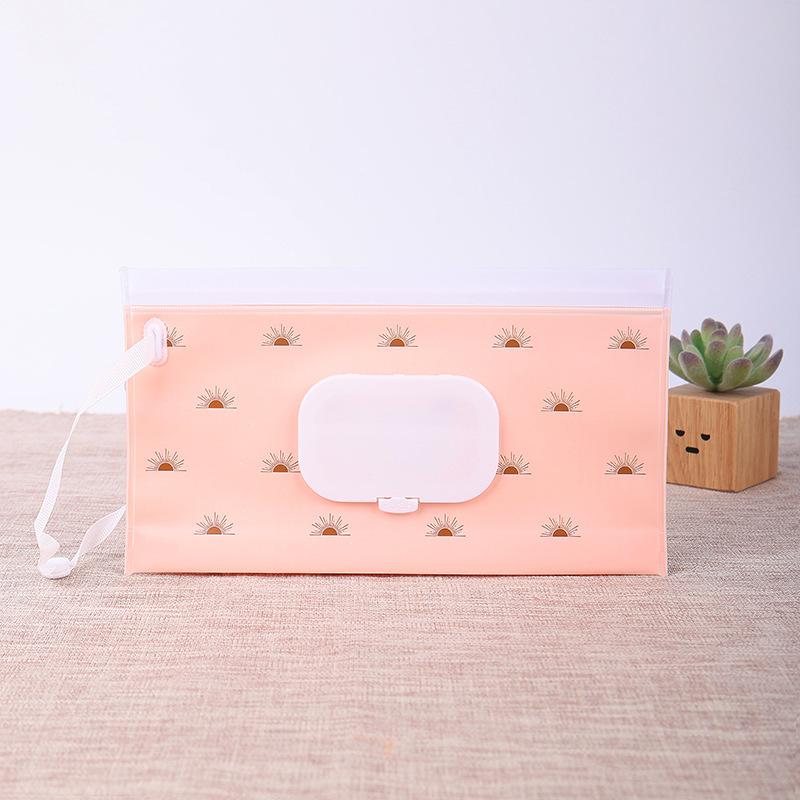 1pcs Reusable EVA Wipes Case Portable, Colorful Travel Pouches with Flip Lid | Easy One-Handed Opening for Strollers & Home