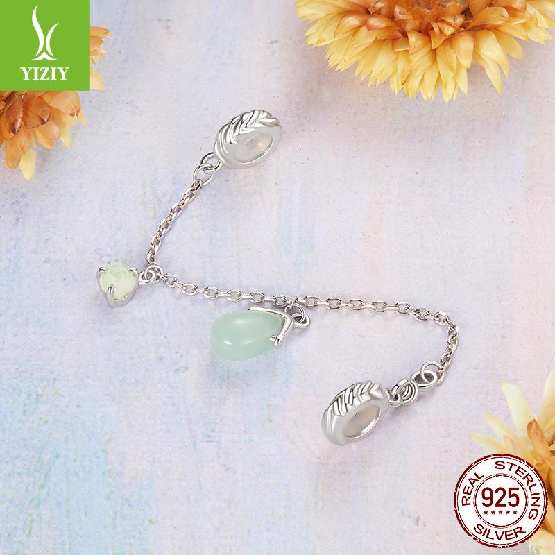 Monet Impression Silicone Safety Chain Wind Personalized Diy Bracelet Beaded Accessories Flower And Grass Spring New