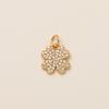 European and American DIY handmade small pendant accessories, heart-shaped horseshoe pendant, gold-plated color preservation