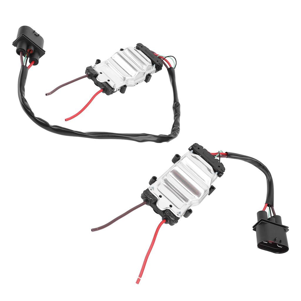 2Pcs Fan Control Module 1137328159 Stable Performance Enhanced Safety Engine Cooling Fan Control Mod
