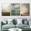 Vintage Cloud Landscape Art Posters Moody Sky Forest Plants Modern Prints Canvas Painting Wall Pictures Home Living Room Decor