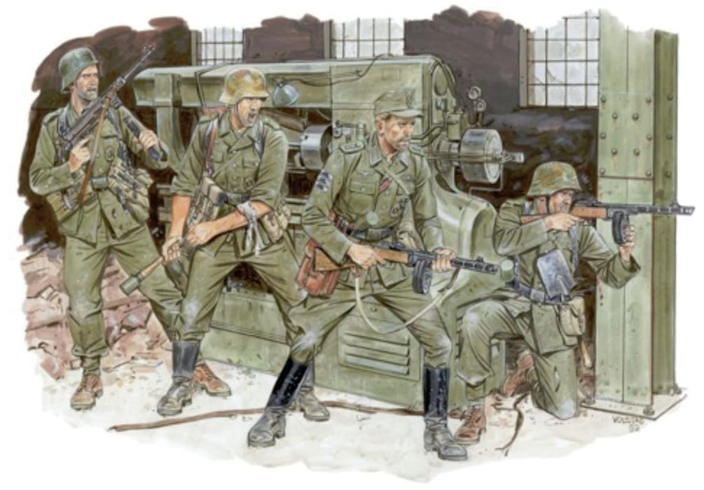 

Platz Dragon 1/35 WWII German Cross of Iron Eastern Front 1944 Plastic Model DR6006 (Human)