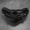Gothic Punk Spiked Skull Face Mask Stylish costume Accessory Face Covering for Halloween Event and Themed Performances