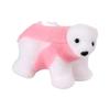Plush White Bear with Scarf Ornaments Christmas Doll Pendant for Christmas Tree Home Decorations Cartoon Pendants Gift
