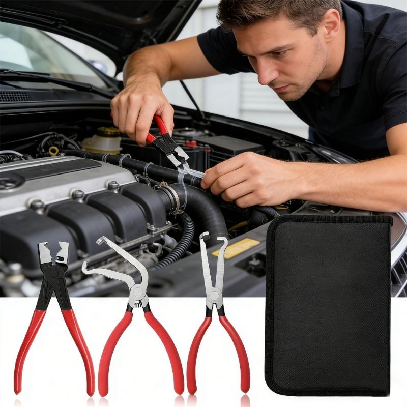 Practical 5pcs Electrical Connectors Releases Tool Set with Gloves for Damage Releases Automotive Disconnection and Reliable Performances