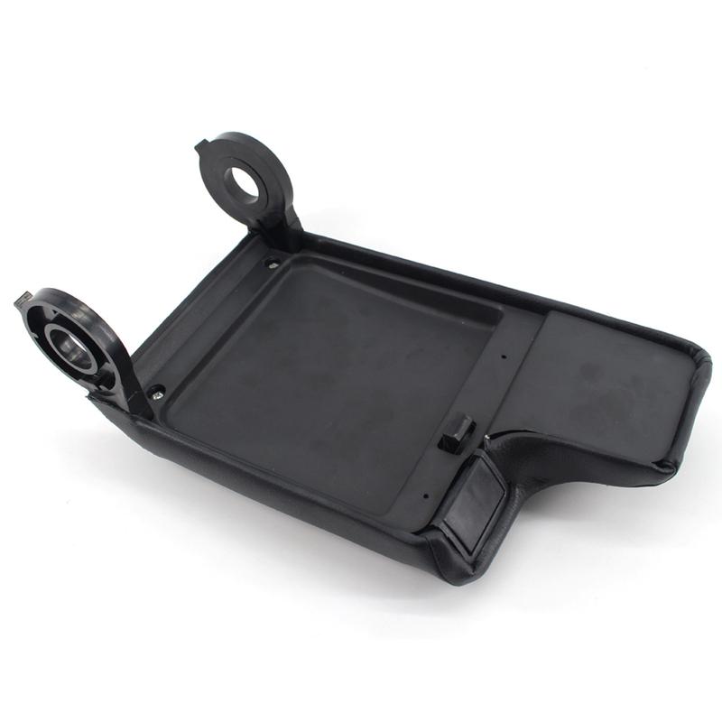 Armrest Storage Cover Car Interior PU Leather for 325Ci E46 99-04 Black Beige Gray