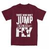 Vintage Base Jump Skydiving T-Shirts Men Women Airplane SkyDive Lover Tee Shirt Gift Idea Clothes