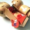 Kokeshi doll Retro wooden sosaku cute girls Japanese Kimono Ornament Japan