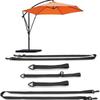 5 Pieces Cantilever Umbrella Stabilizer Straps Windproof Parasol Strap Easy To Install