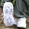 Ice Cleats With 10 Steel Spikes Elastic Silicone Traction Aids For Winter Boots Hiking Shoes Covers Ice Grippers Unisex