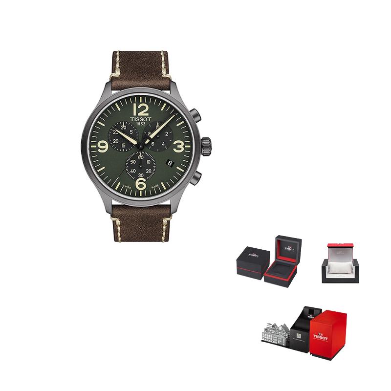 

TISSOT Коллекция Soko Кварцевый механизм Водонепроницаемость 100 м Мужские часы Зеленый циферблат Корпус из нержавеющей стали T116.617.36.097.00 Green Dial