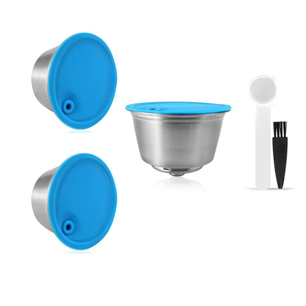 Refillable Coffee Capsule For Dolce Gusto Machine Reusable Stainless Steel Filter Cup Nespresso Coffee Maker Accessories