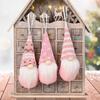 3/4PCS Christmas Gnome Elf Doll Pendant Xmas Tree Ornament Home Decor Merry Christmas Navidad Natal New Year 2025 Party Supplies