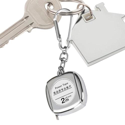 Mini Tape Measure, Small Keychain, Metal Retractable Tape Measure - Transparent Waterproof Scale Retractable Tape Measure, Keychain Tape Measure, Tape