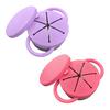 Silicone Snack Cup with Removable Food Catcher And Travel Lid 12 Oz Stainless Steel Spill-Proof Snack Container for Indoor Outdoor Adventures
