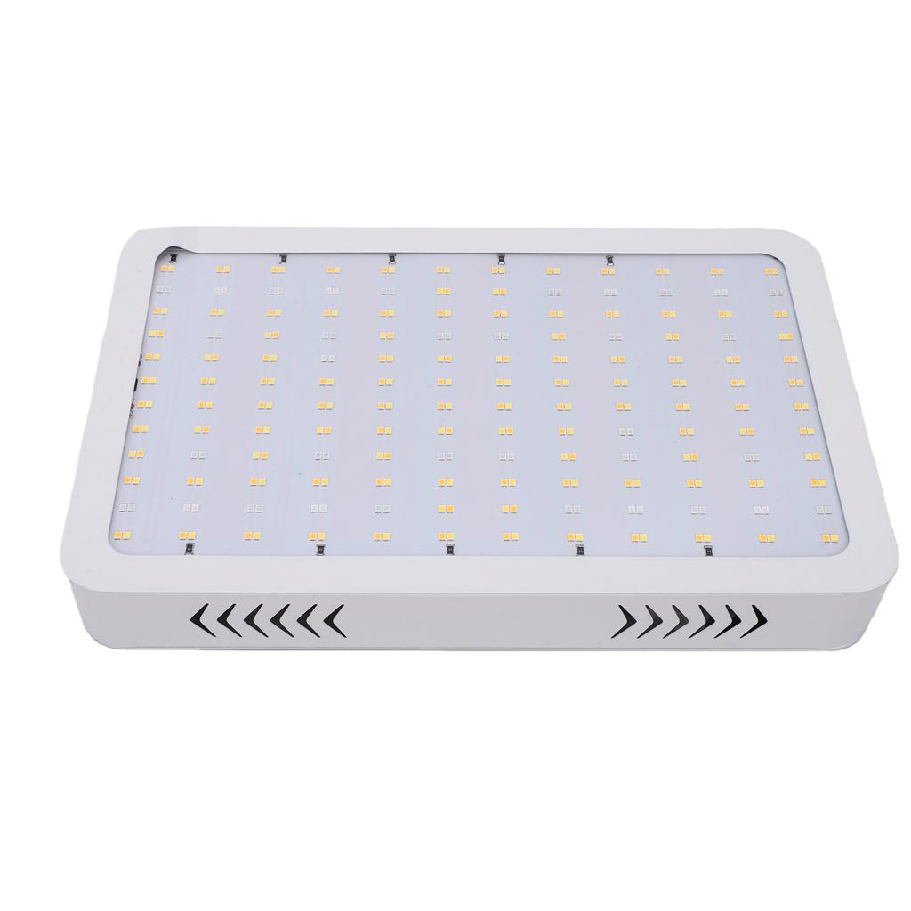 6000 LM LED Grow Light Full Spectrum Hanging Plants Light 30W 5 Dimmable Settings Dual Built in Fans for Indoor Plants