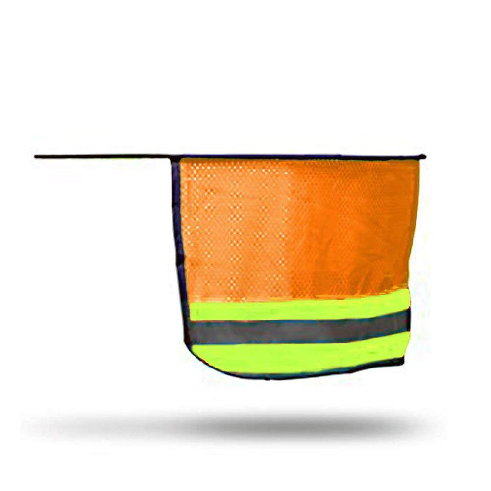 2Pcs Hard Hat Sun Shield Full Brim Mesh Neck Sunshade Hardhats High Visibility Reflective Hardhats