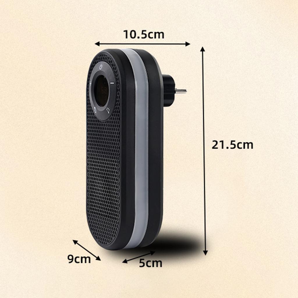Wall Mounted Space Heater 2 Modes Quick Heat Household Warmer Winter Electric Heater 180 Degree Rotatable Silent for Indoor
