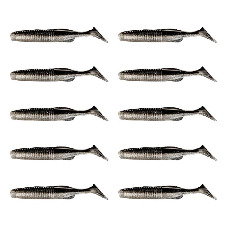 10Pcs Sinking Fishing Lures Artificial Wobbler Soft Lures Worm Baits Competitive T Tail Soft Baits Paddle Tail Swimbaits
