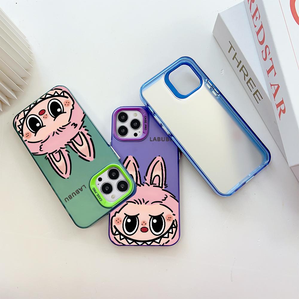 Padrão pintado colorido prata dupla face casca dura à prova de choque antiqueda capa de telefone para Samsung