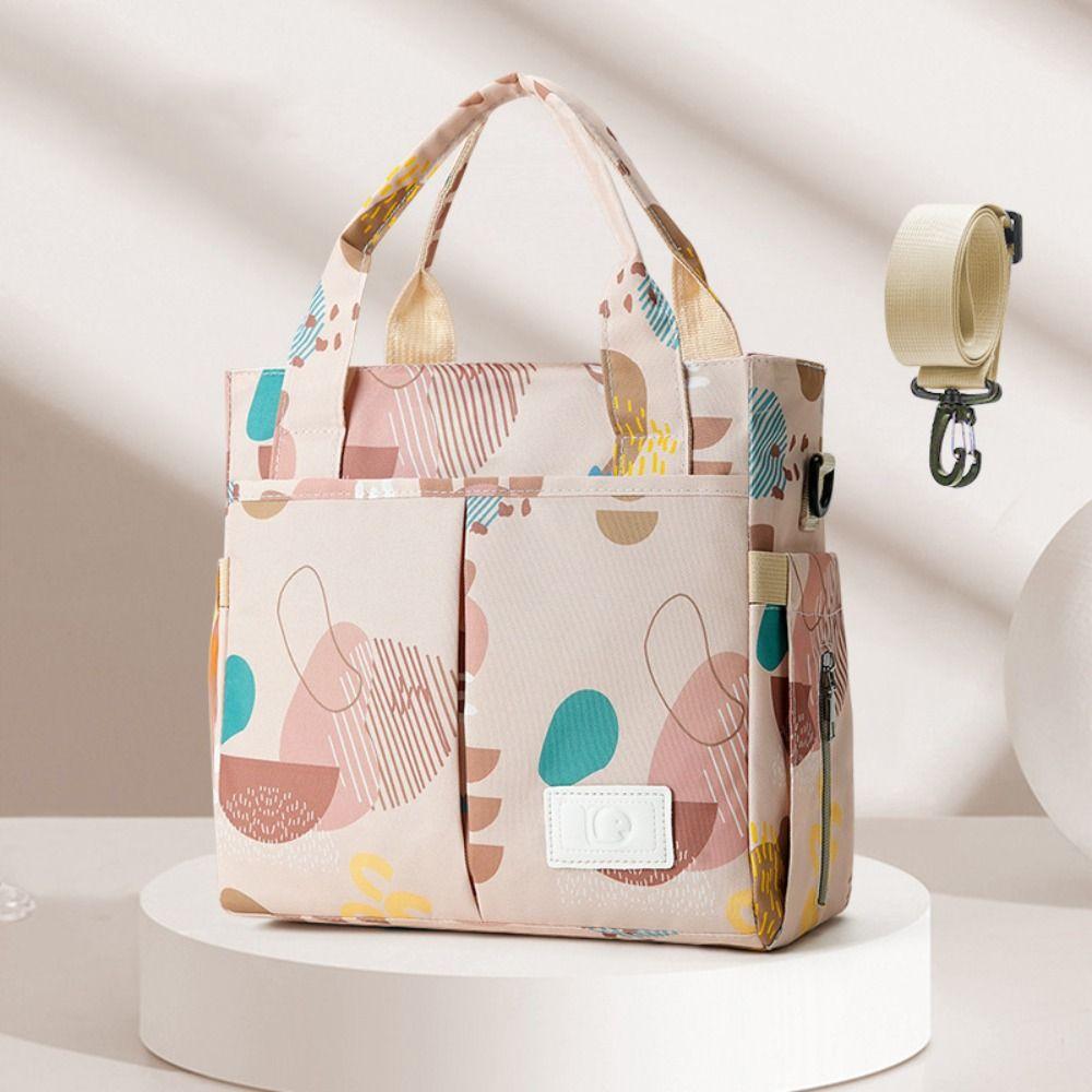 Waterproof Mommy Handbag Printing Baby Care Bag Casual Nappy Bag Picnic