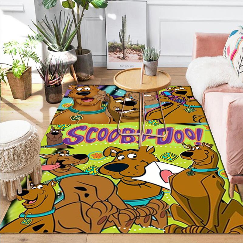 Scooby-Doo Rug Floor Mat for Living Room or Bedroom Soft and Comfortable Carpet a Gift for Birthday and Holiday.ZFF0913296